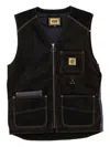 Carhartt X Nicholas Daley Denim Vest In Blue
