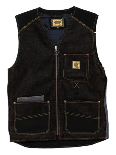 Carhartt X Nicholas Daley Denim Vest In Blue