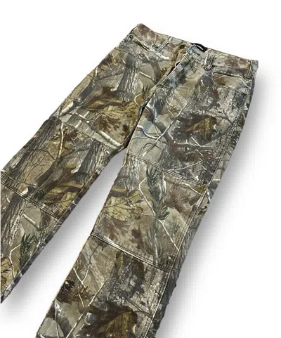 Pre-owned Carhartt X Realtree Double Knee Realtree Camo Pants In Green