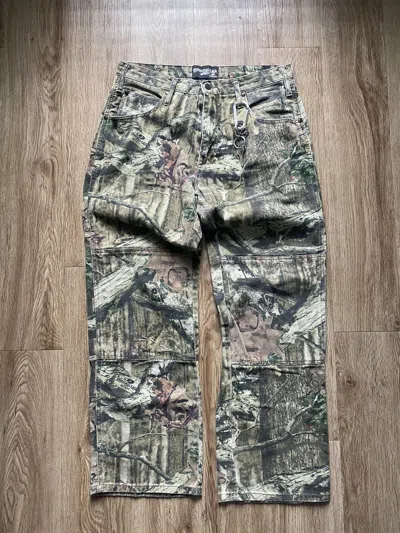 Pre-owned Carhartt X Realtree Vintage Y2k Realtree Baggy Faded Camo Pants
