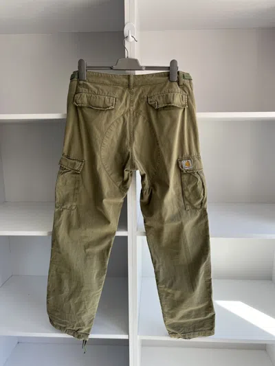 Pre-owned Carhartt X Vintage Carhartt Cargo Green Pants