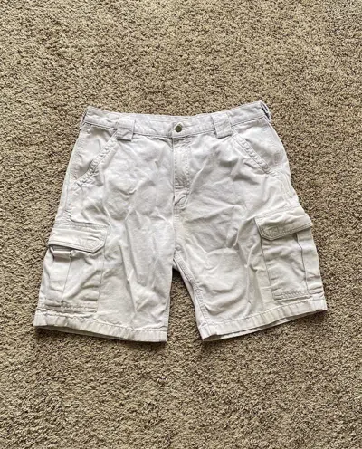 Pre-owned Carhartt X Vintage Carhartt Cargo White Shorts
