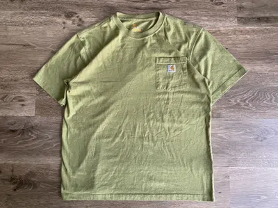 Pre-owned Carhartt X Vintage Carhartt Essential T Shirt In Green