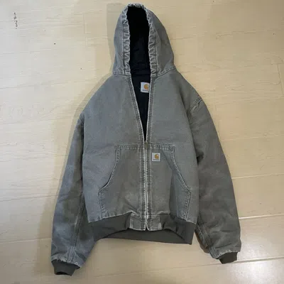 Pre-owned Carhartt X Vintage Carhartt Jacket Gray In Grey