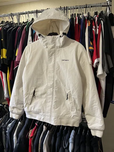 Pre-owned Carhartt X Vintage Carhartt Windbreaker Rain Puffer Jacket Size M