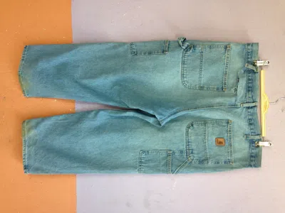 Pre-owned Carhartt X Vintage Carhartt Workwear Cargo Pants In Faded Blue