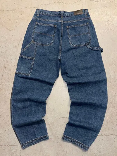 Pre-owned Carhartt X Vintage Crazy Vintage 90's Carhartt Style Carpenter Jeans Workwear In Blue