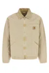 Carhartt Yellow Denim Og Detroit Jacket In Neutral
