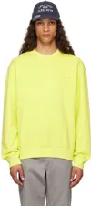 Carhartt Wip Duster Script Arctic Lime Sweatshirt In Gd 29t Arctic Lime