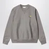 Carhartt Wip Yosemite Coloured American Script Sweatshirt In Gray