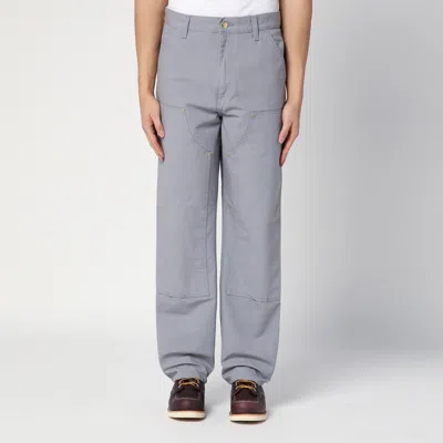 Carhartt Yosemite Rinsed Double Knee Pant In Blue