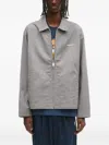 Carhartt Zip-front Jacket In Burgundy
