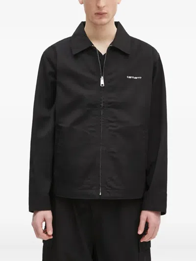 Carhartt Zip-front Pocket Jacket In Black