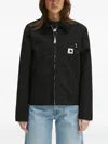 Carhartt Zip-front Pocket Jacket In Black