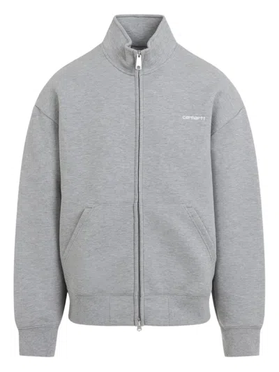 Carhartt Zip Sweater In Gray
