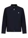 Carhartt Duke Cotton Poplin Jacket In Blue