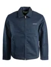 Carhartt Zip-up Cotton Jacket In Blue
