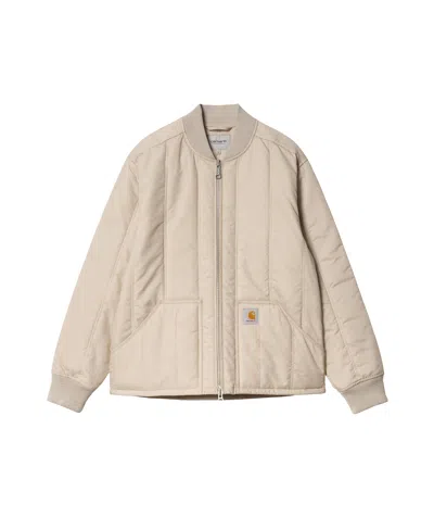 Carhartt Zip-up Jacket In Nude
