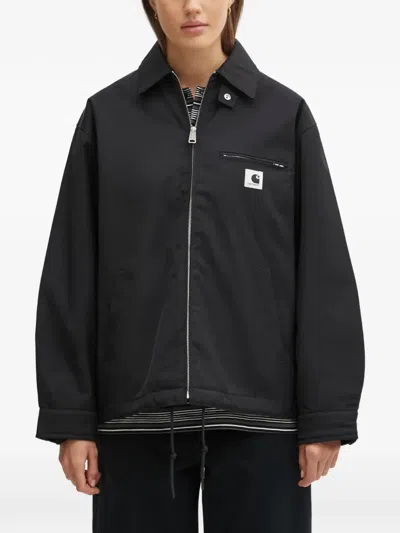 Carhartt Zipped Pocket Jacket In Black