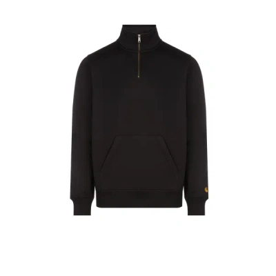 Carhartt Zipped Sweatshirt In Black