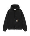 Carhartt Zippered Sports Jacket In Black