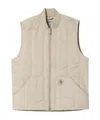 Carhartt Zippered Vest In Nude