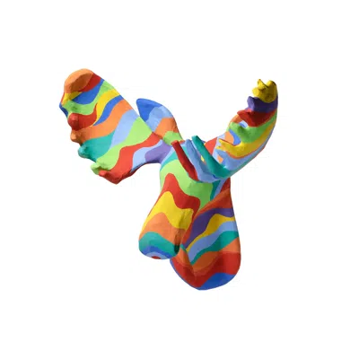 Caribbean Craft Papier Mache Rainbow Moose