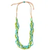 Caribbean Emerald Kelly Necklace In Green And Teal