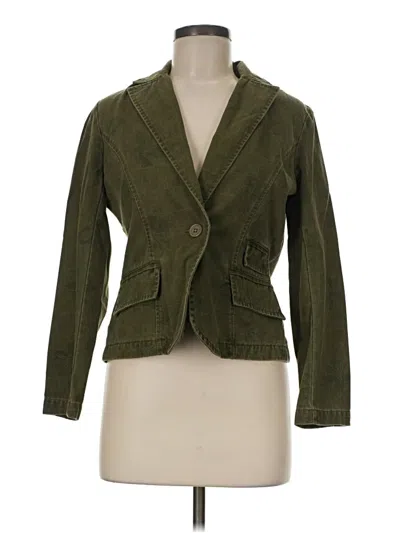 Pre-owned Caribbean Joe Blazer Jacket In Green