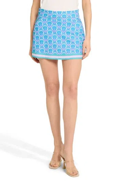 Caribbean Joe Breezy Pull-on Skort In Blue
