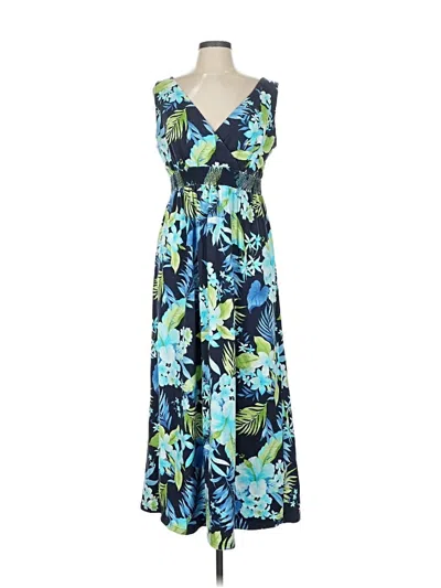 Pre-owned Caribbean Joe Casual Dress In Blue