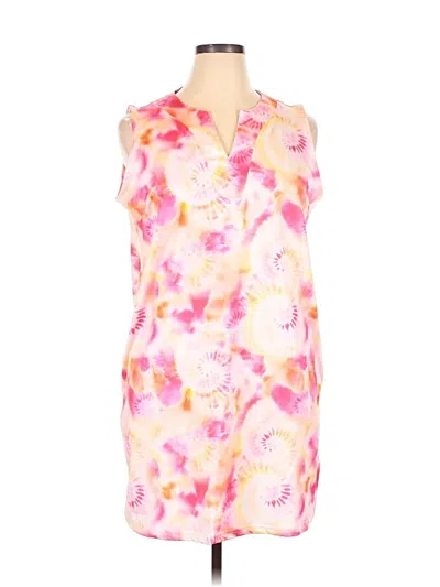 Pre-owned Caribbean Joe Casual Dress In Pink