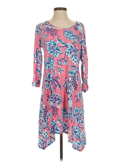 Pre-owned Caribbean Joe Casual Dress In Pink