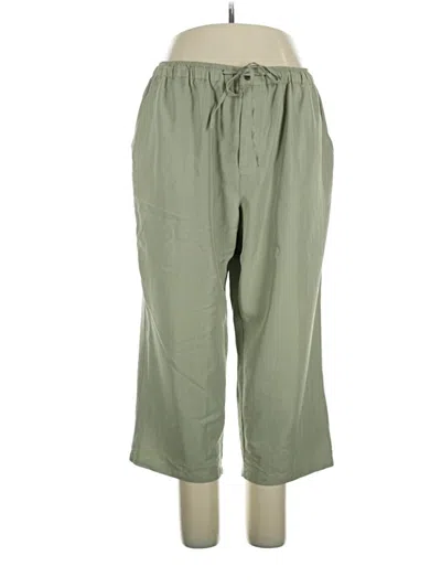 Pre-owned Caribbean Joe Casual Pants In Green
