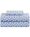 Caribbean Joe Coastal Pattern 4-pc. Sheet Set, Full In Blue