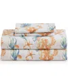 Caribbean Joe Coastal Pattern 4-pc. Sheet Set, Queen In Multi