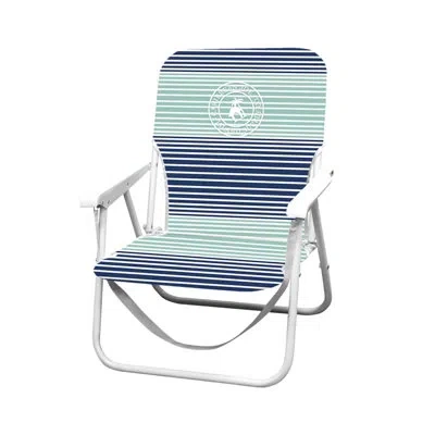 Caribbean Joe Folding Beach Chair In Blue;green