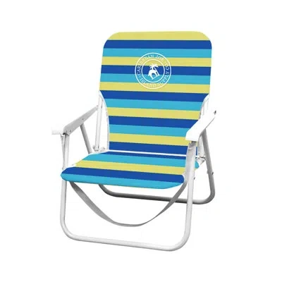 Caribbean Joe Folding Beach Chair In Blue;yellow