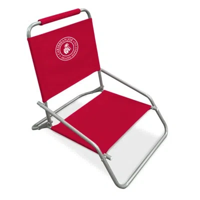 Caribbean Joe Folding Beach Chair In Red