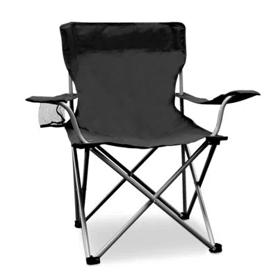 Caribbean Joe Folding Tailgate Camping Quad Chair In Black