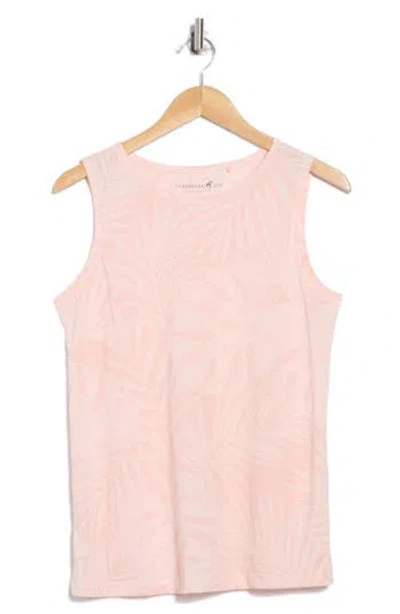 Caribbean Joe Graphic Cotton Blend Tank