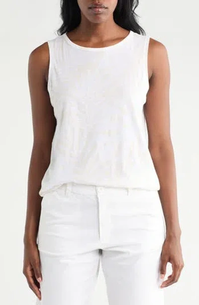 Caribbean Joe Graphic Cotton Blend Tank