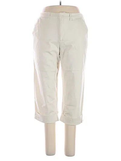 Pre-owned Caribbean Joe Khaki Pant In Ivory