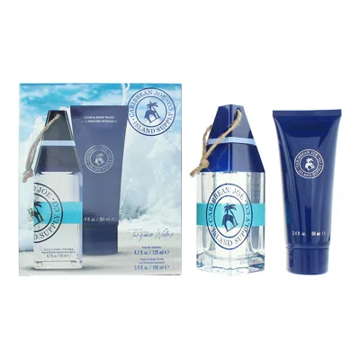 Caribbean Joe Men's Turquoise Waters Gift Set Fragrances 849017016365