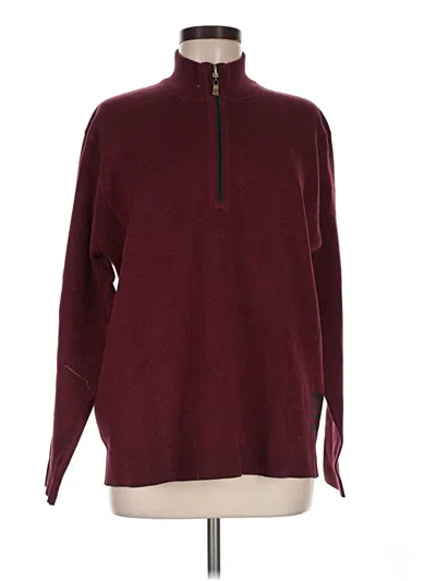 Pre-owned Caribbean Joe Pullover Sweater In Burgundy