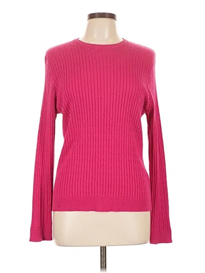 Pre-owned Caribbean Joe Pullover Sweater In Pink