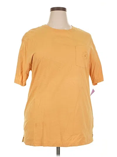 Pre-owned Caribbean Joe Short Sleeve T-shirt In Yellow
