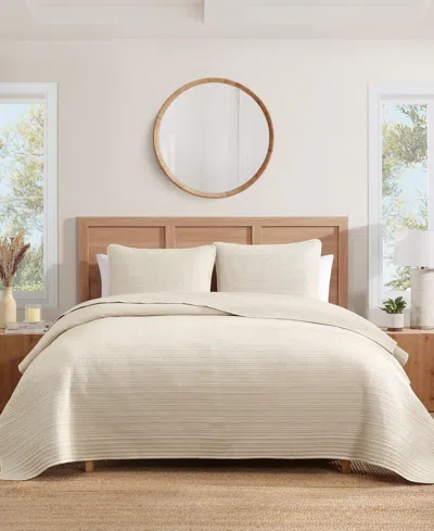 Caribbean Joe Stone Washed 2-pc. Quilt Set, Twin In Brown