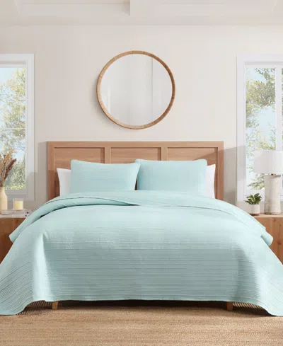 Caribbean Joe Stone Washed 3-pc. Quilt Set, King In Green