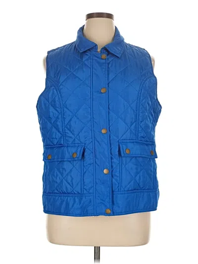 Pre-owned Caribbean Joe Vest In Blue